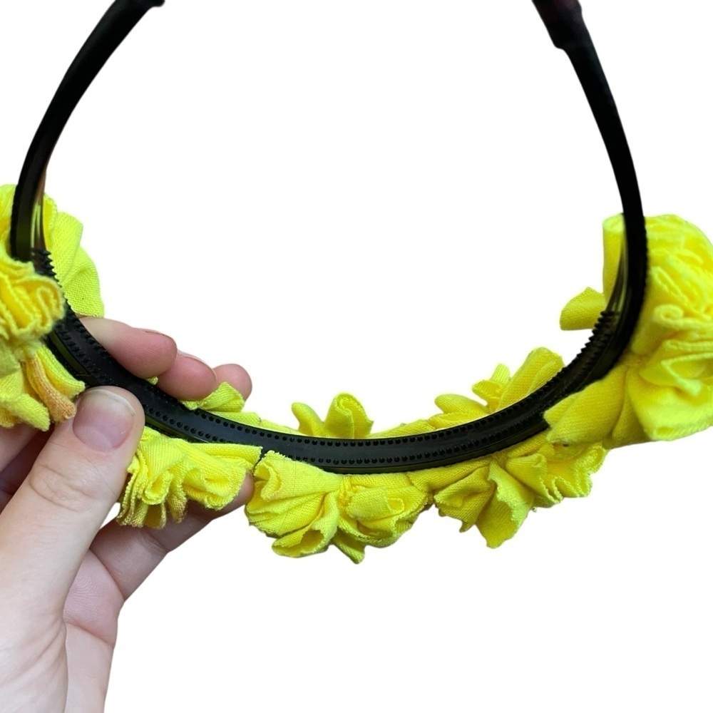 4/$25 Yellow Flower Headband - Picture 10 of 11